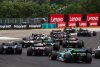Start, action, Hungaroring, GP2213a, F1, GP, Hungary
Sir Lewis Hamilton, Mercedes W13, leads Esteban Ocon, Alpine A522, Sergio Perez, Red Bull Racing RB18, Fernando Alonso, Alpine A522, Daniel Ricciardo, McLaren MCL36, and the remainder of the field on the opening lap